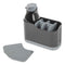 Sink Caddy with Soap Dispenser - Black